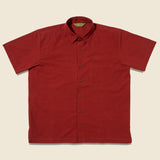 Cabana Shirt - Rojo - House of LAND - STAG Provisions - Tops - S/S Woven - Solid