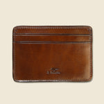 Credit Card Case - Dark Brown - Il Bussetto - STAG Provisions - Accessories - Wallets
