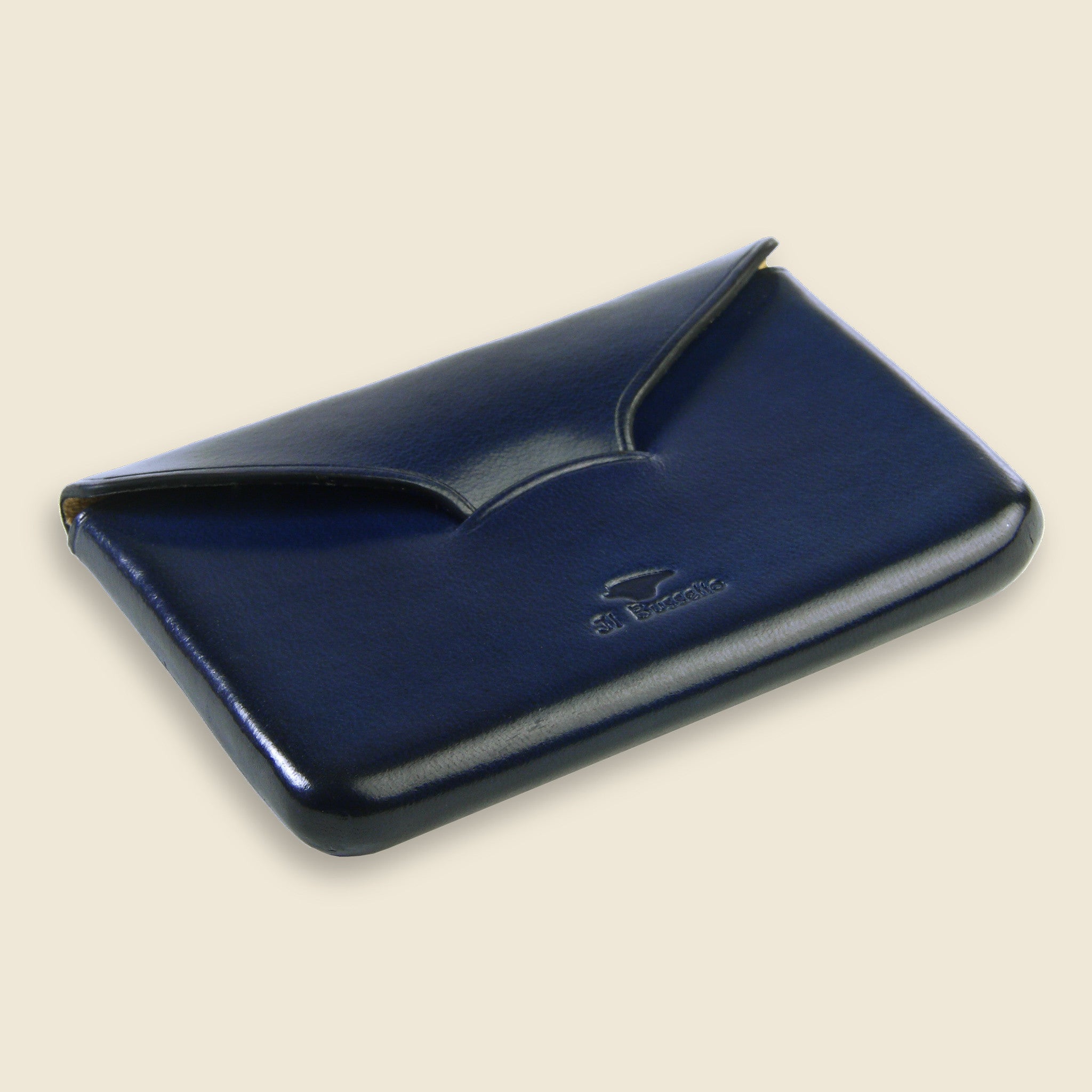 
                          Business Card Holder - Navy - Il Bussetto - STAG Provisions - Accessories - Wallets
                        