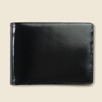 Small Bi-Fold Wallet - Black