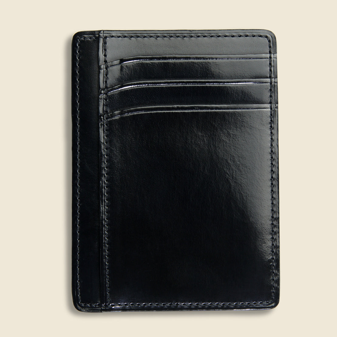 Card and Document Case - Black - Il Bussetto - STAG Provisions - Accessories - Wallets
