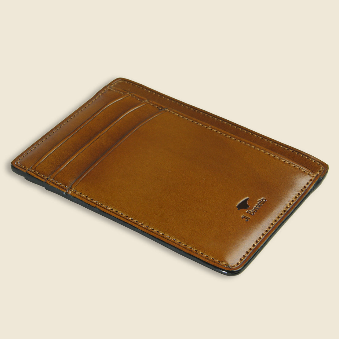 Card and Document Case - Light Brown - Il Bussetto - STAG Provisions - Accessories - Wallets