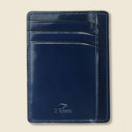 Card and Document Case - Navy - Il Bussetto - STAG Provisions - Accessories - Wallets