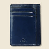Card and Document Case - Navy - Il Bussetto - STAG Provisions - Accessories - Wallets