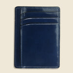 Card and Document Case - Navy - Il Bussetto - STAG Provisions - Accessories - Wallets