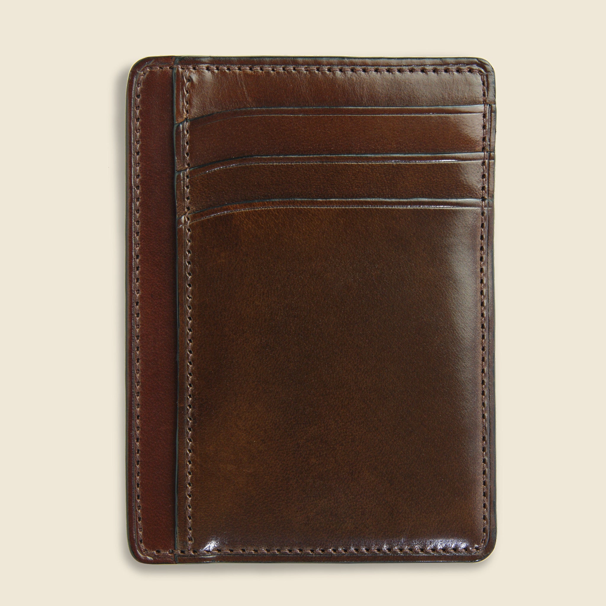 
                          Card and Document Case - Dark Brown - Il Bussetto - STAG Provisions - Accessories - Wallets
                        