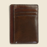 Card and Document Case - Dark Brown - Il Bussetto - STAG Provisions - Accessories - Wallets
