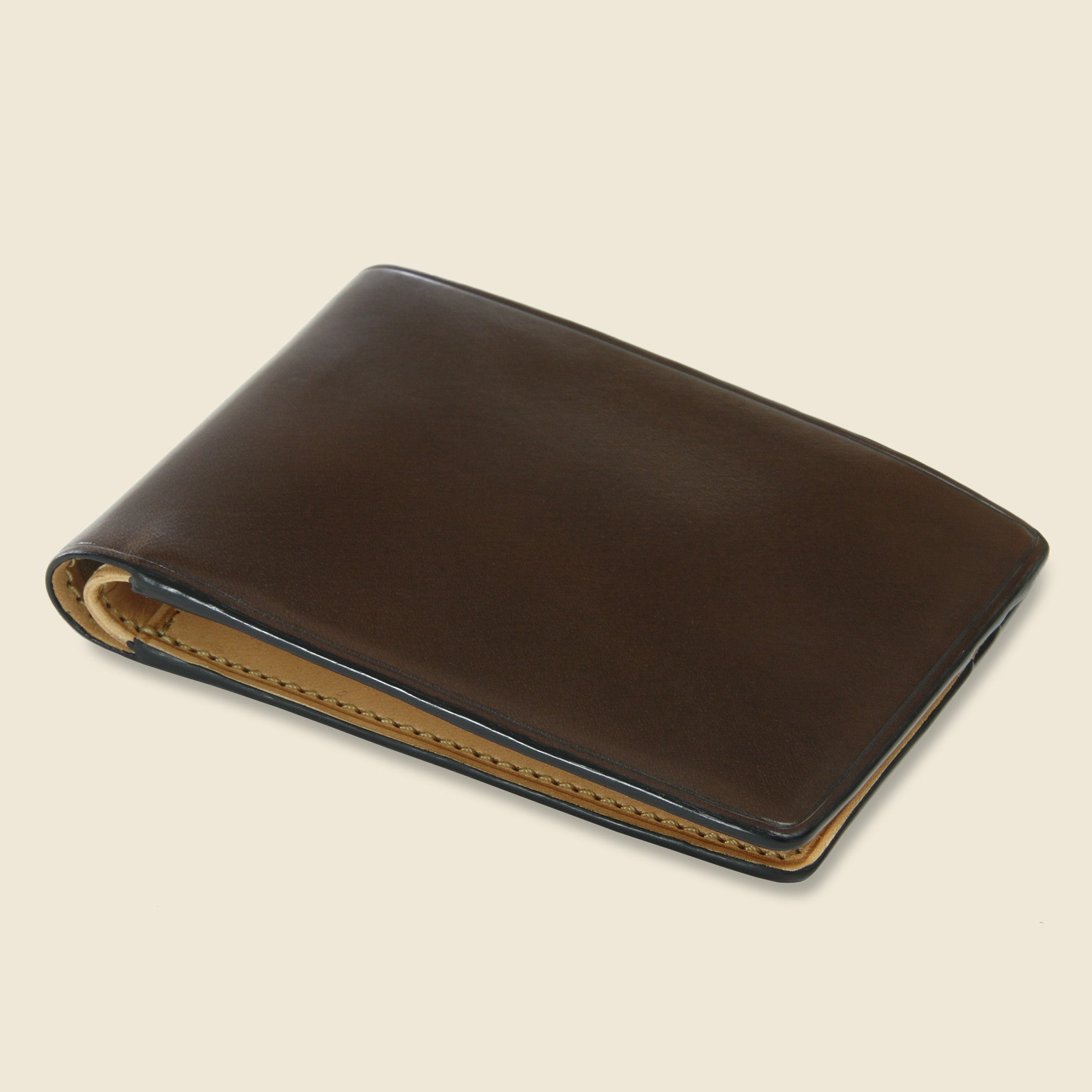 
                          Small Bi-Fold Wallet - Dark Brown - Il Bussetto - STAG Provisions - Accessories - Wallets
                        