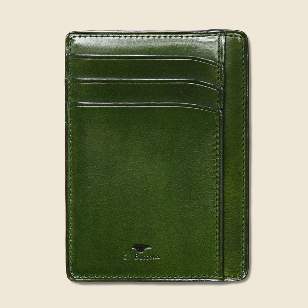 Il Bussetto CARD CASE 名刺入れ（スリム）GREEN ILB_069a_6e1b2bb7-096b-4005-
