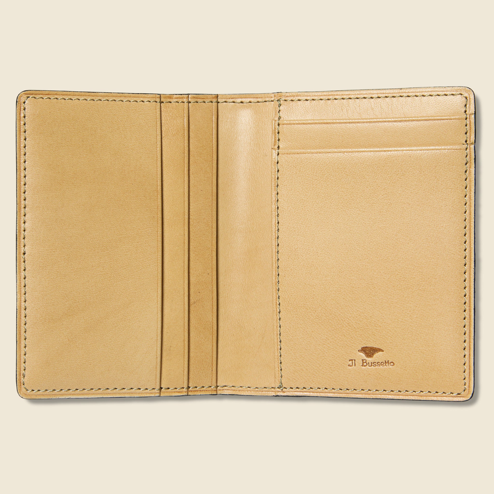 
                          Bi-Fold Card Case - Brown - Il Bussetto - STAG Provisions - Accessories - Wallets
                        