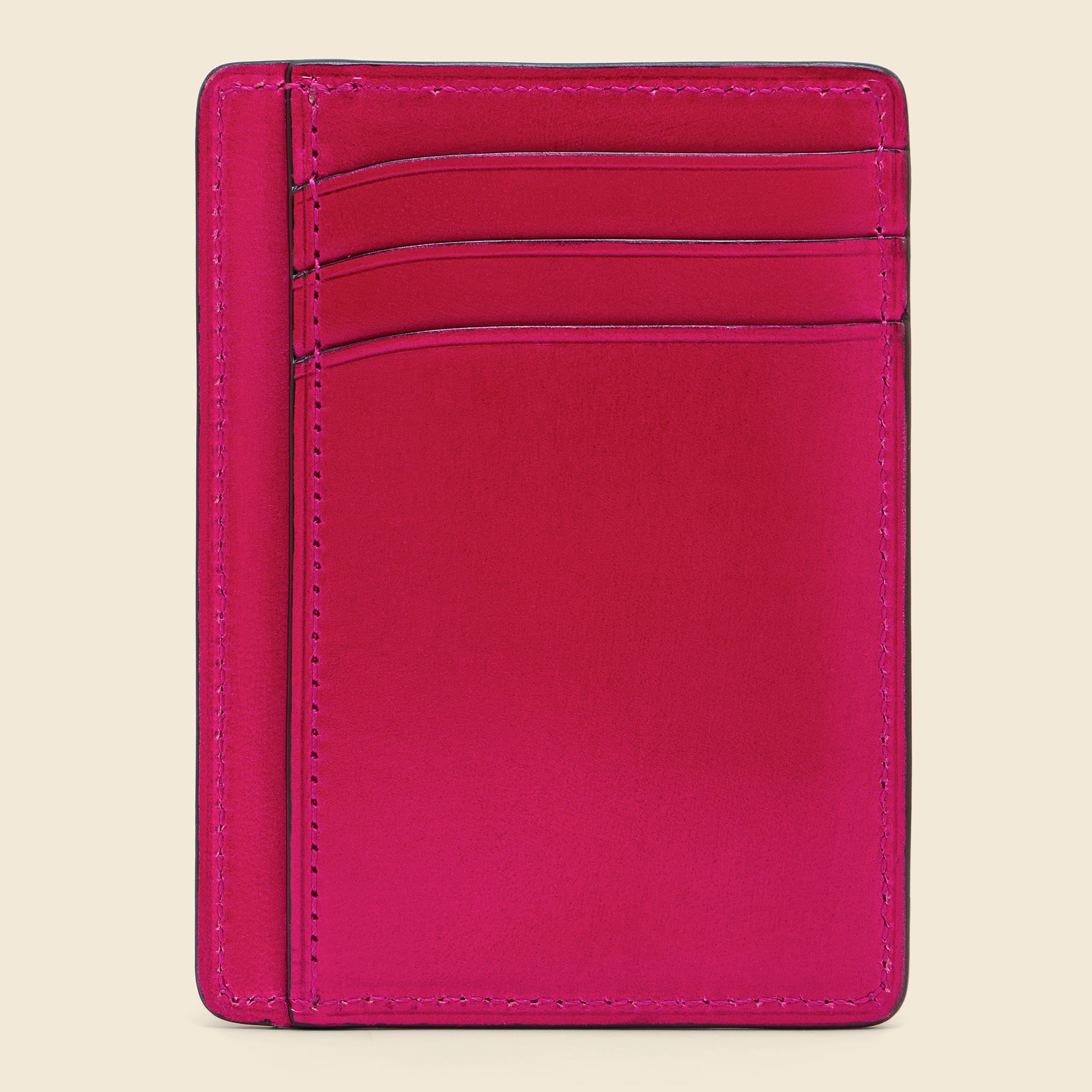 
                          Card and Document Case - Fuchsia - Il Bussetto - STAG Provisions - Accessories - Wallets
                        