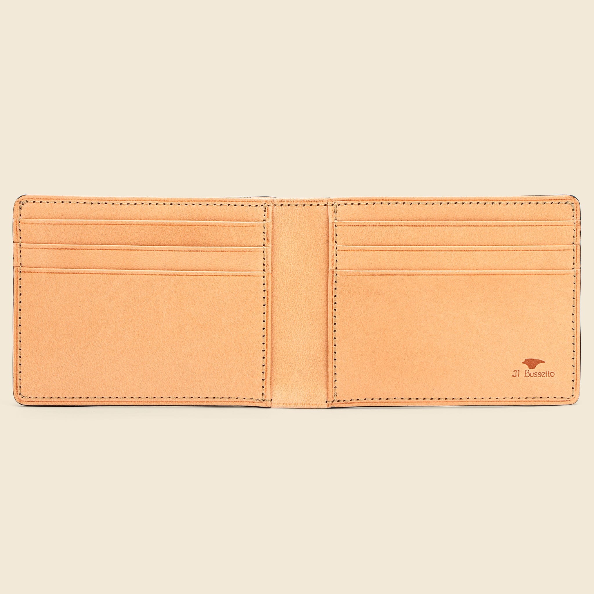 
                          Small Bi-Fold Wallet - Evergreen - Il Bussetto - STAG Provisions - Accessories - Wallets
                        