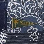 Bandana Patchwork Short Brim Bucket Hat - Purple/Navy - Kapital - STAG Provisions - Accessories - Hats