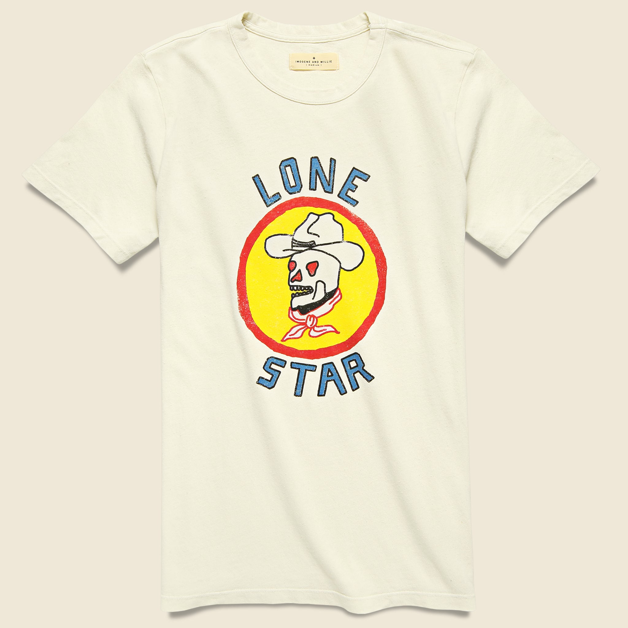 Lone Star Cowboy Tee - Vintage White - Imogene + Willie - STAG Provisions - Tops - S/S Tee - Graphic