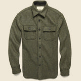 Hall CPO Wool Overshirt - Green - Imogene + Willie - STAG Provisions - Tops - L/S Woven - Overshirt