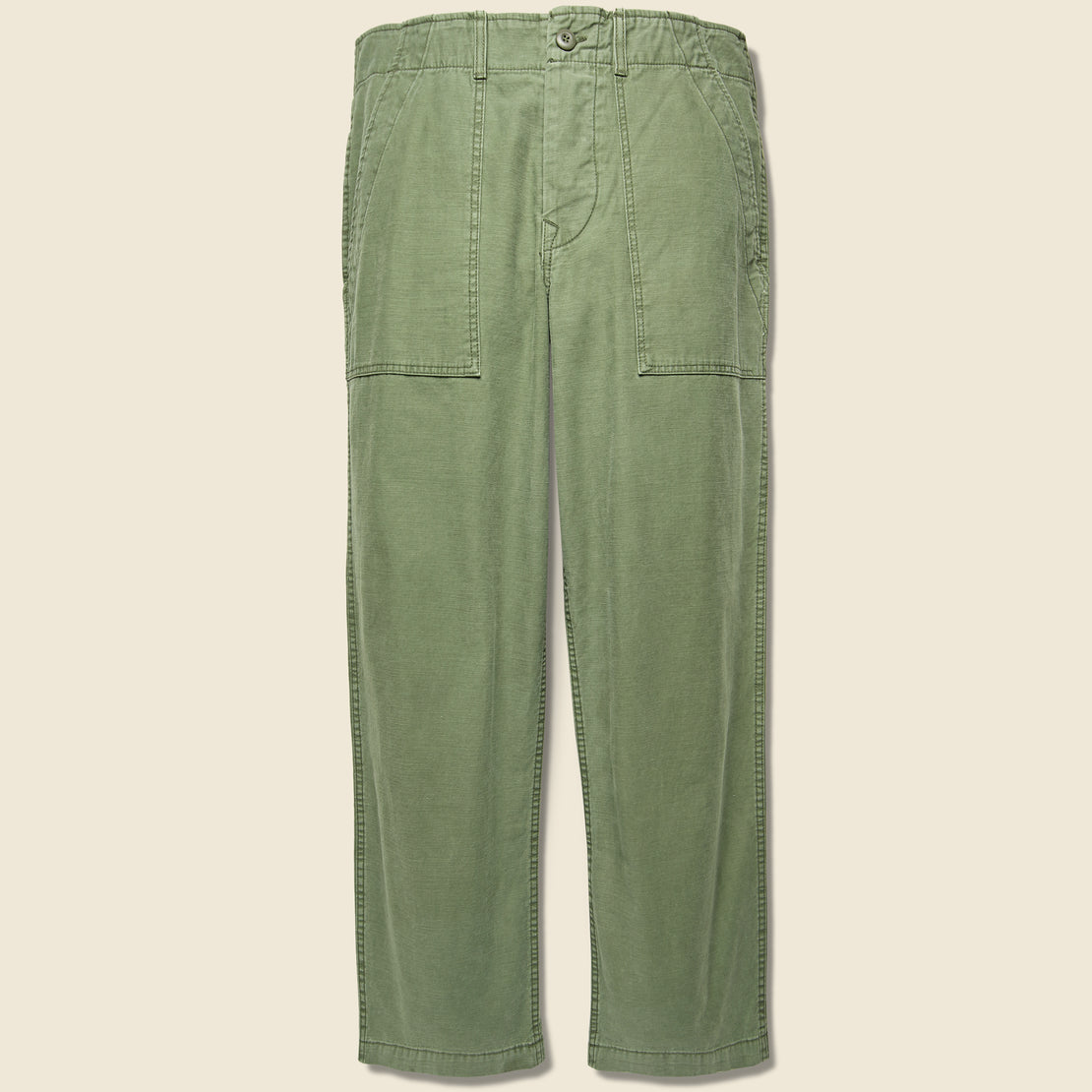 Imogene + Willie Oliver Military Trouser - Fatigue Green