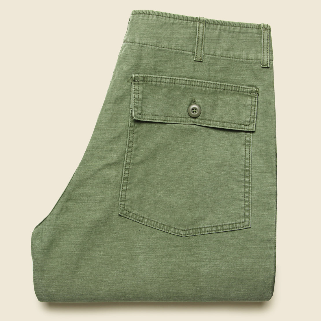 Oliver Military Trouser - Fatigue Green - Imogene + Willie - STAG Provisions - Pants - Twill