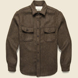 Hall CPO Wool Overshirt - Brown - Imogene + Willie - STAG Provisions - Tops - L/S Woven - Overshirt