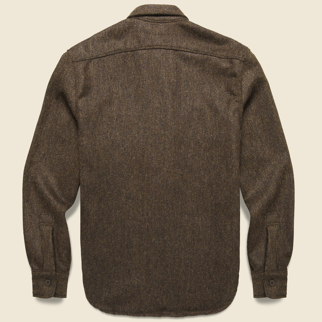 Hall CPO Wool Overshirt - Brown - Imogene + Willie - STAG Provisions - Tops - L/S Woven - Overshirt