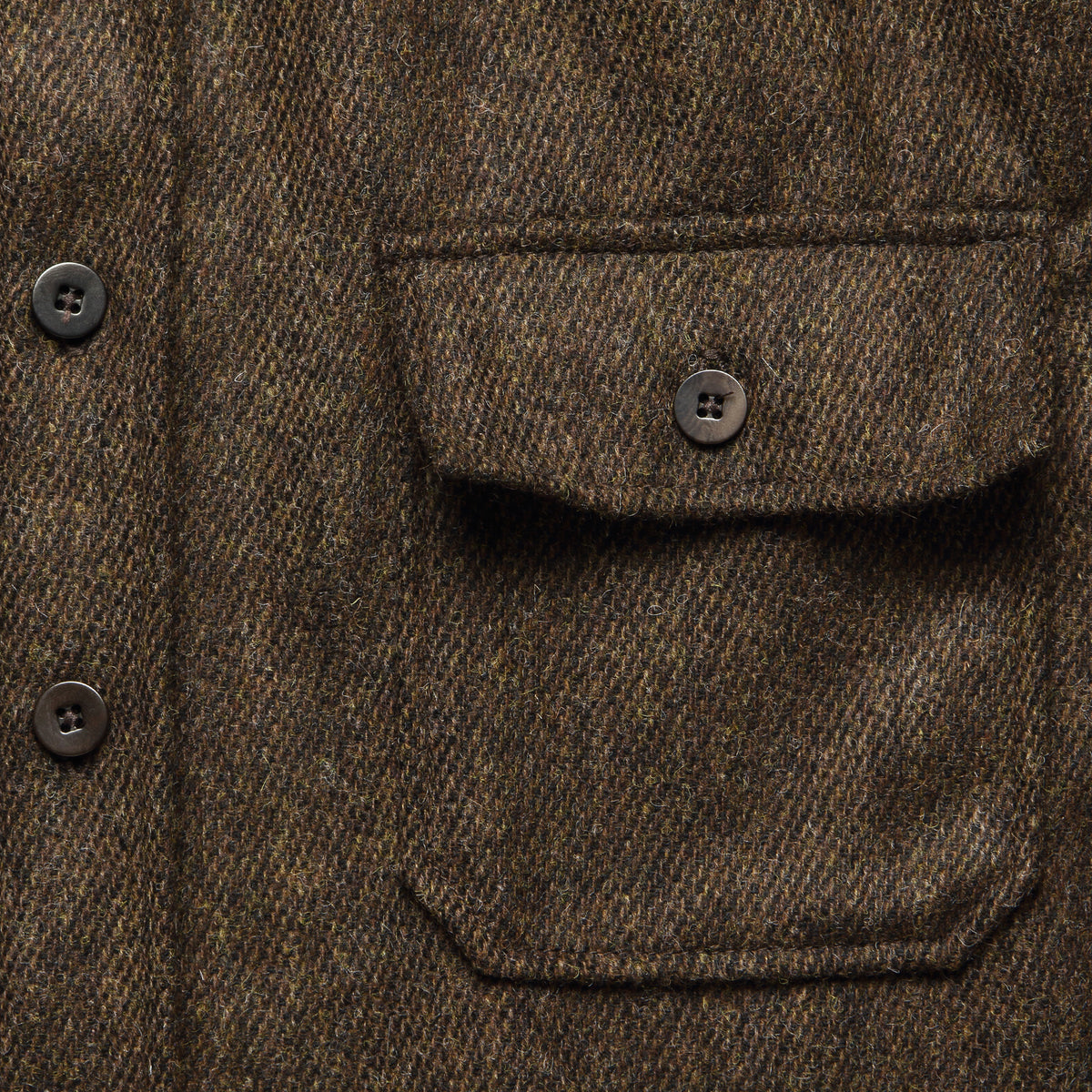 Hall CPO Wool Overshirt - Brown – STAG Provisions