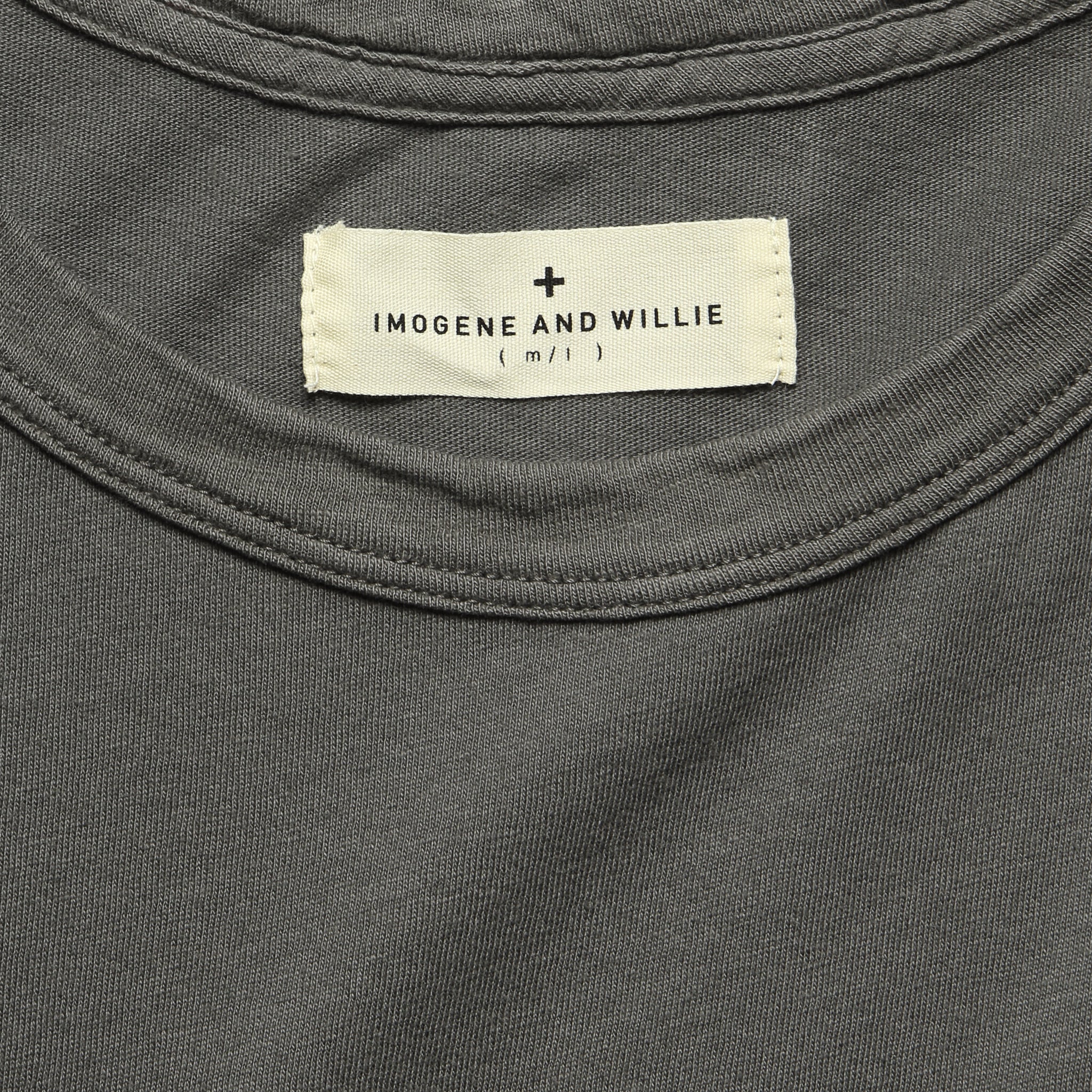 
                          Drop Tee -  Faded Grey - Imogene + Willie - STAG Provisions - W - Tops - S/S Tee
                        