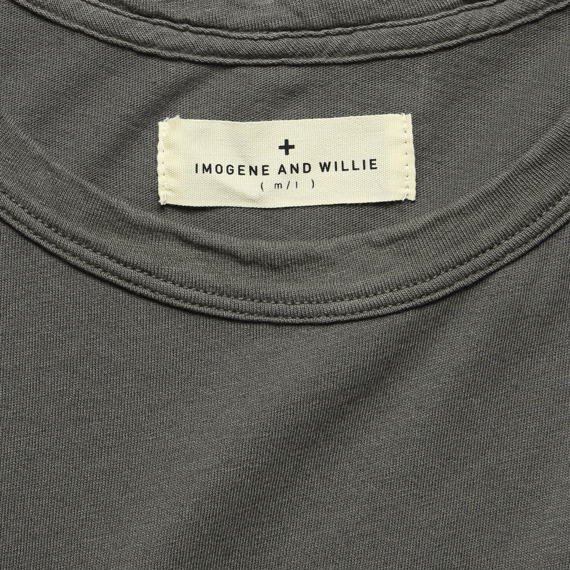 Drop Tee -  Faded Grey - Imogene + Willie - STAG Provisions - W - Tops - S/S Tee