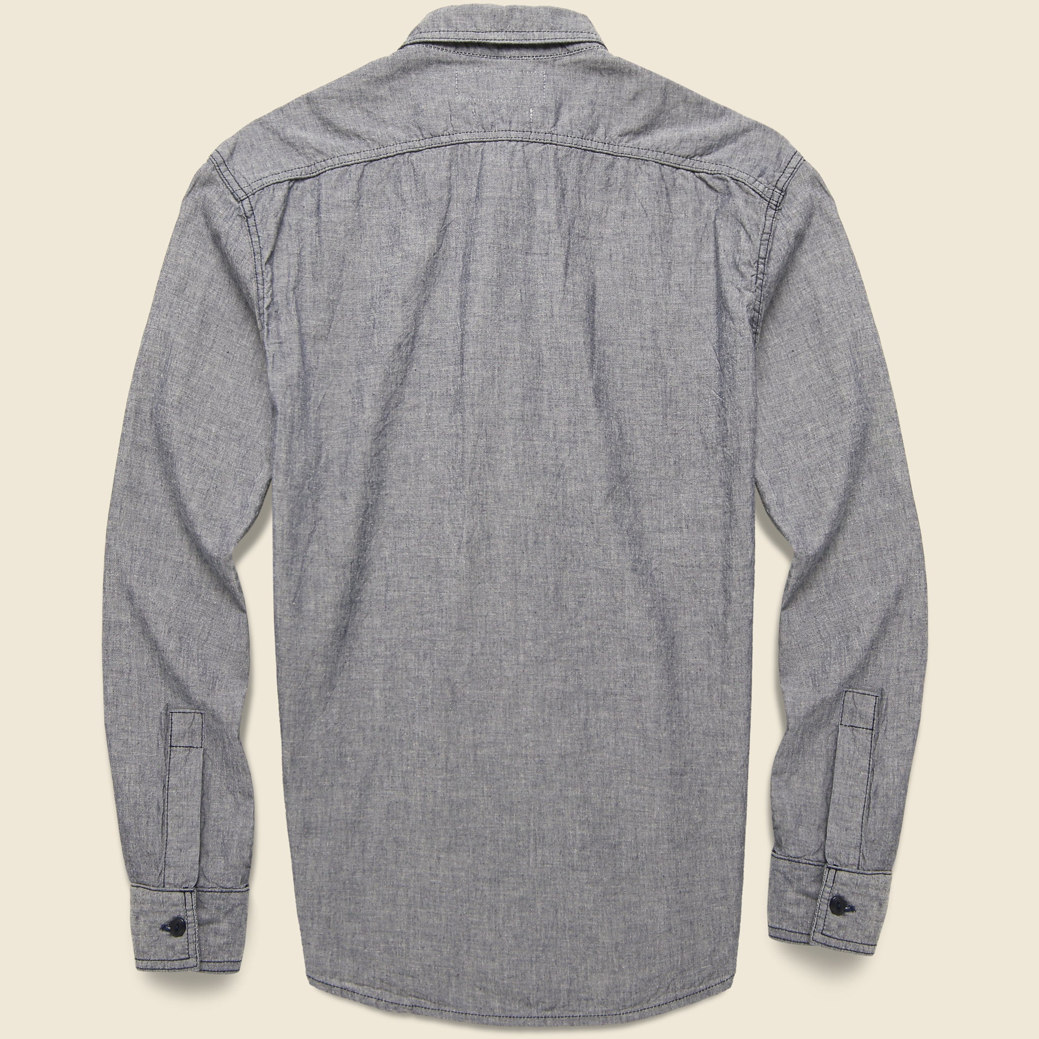 Carter Chambray Shirt - Grey - Imogene + Willie - STAG Provisions - Tops - L/S Woven - Solid