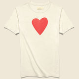 Heart Tee - Vintage White - Imogene + Willie - STAG Provisions - Tops - S/S Tee - Graphic