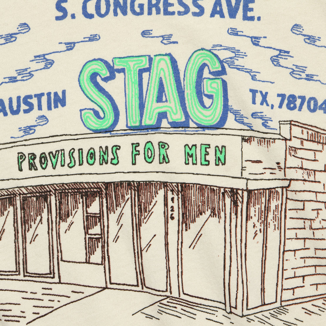 STAG Storefront Tee - Vintage White