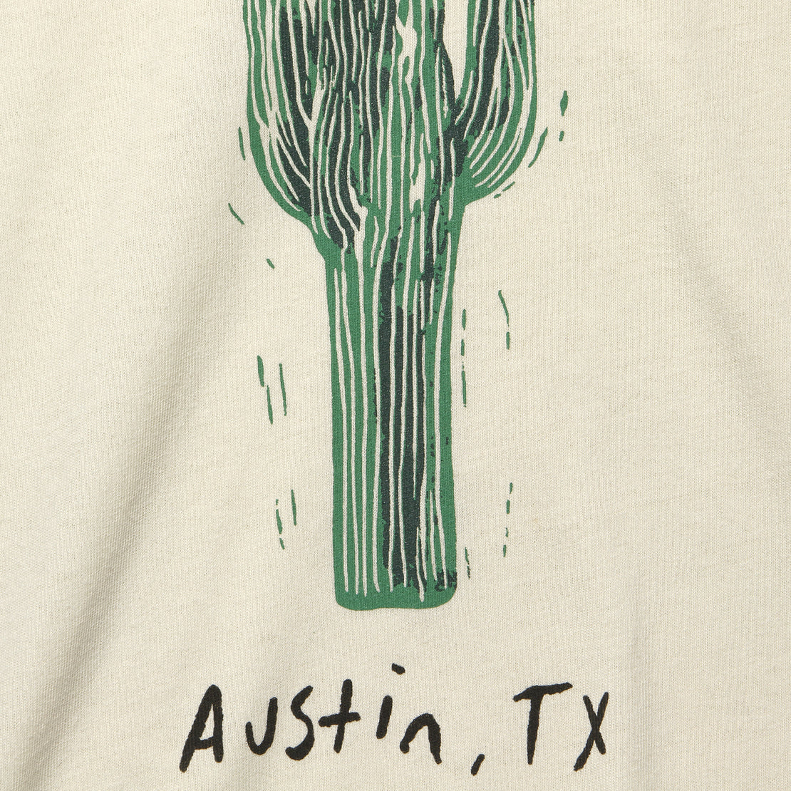 Austin Cactus Tee - Vintage White - Imogene + Willie - STAG Provisions - Tops - S/S Tee - Graphic