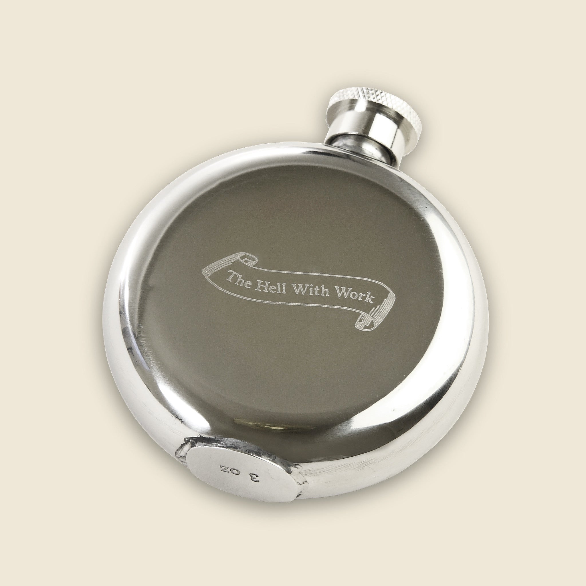 The Hell With Work 3oz Flask - Barware - STAG Provisions - Home - Bar & Entertaining - Barware