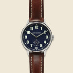 Field Camp Watch 38mm - Navy/Brown Leather - Jack Mason - STAG Provisions - Accessories - Watches