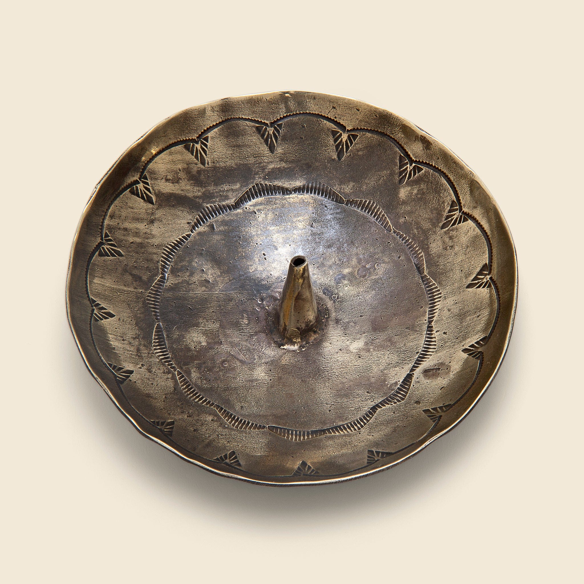 Stamped Silver Incense Holder - J Alexander - STAG Provisions - Home - Fragrance - Incense