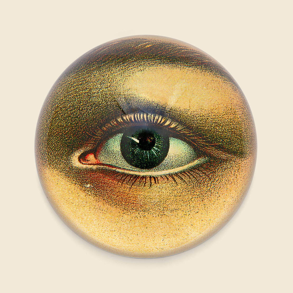 John Derian Dome Paperweight - Left Eye
