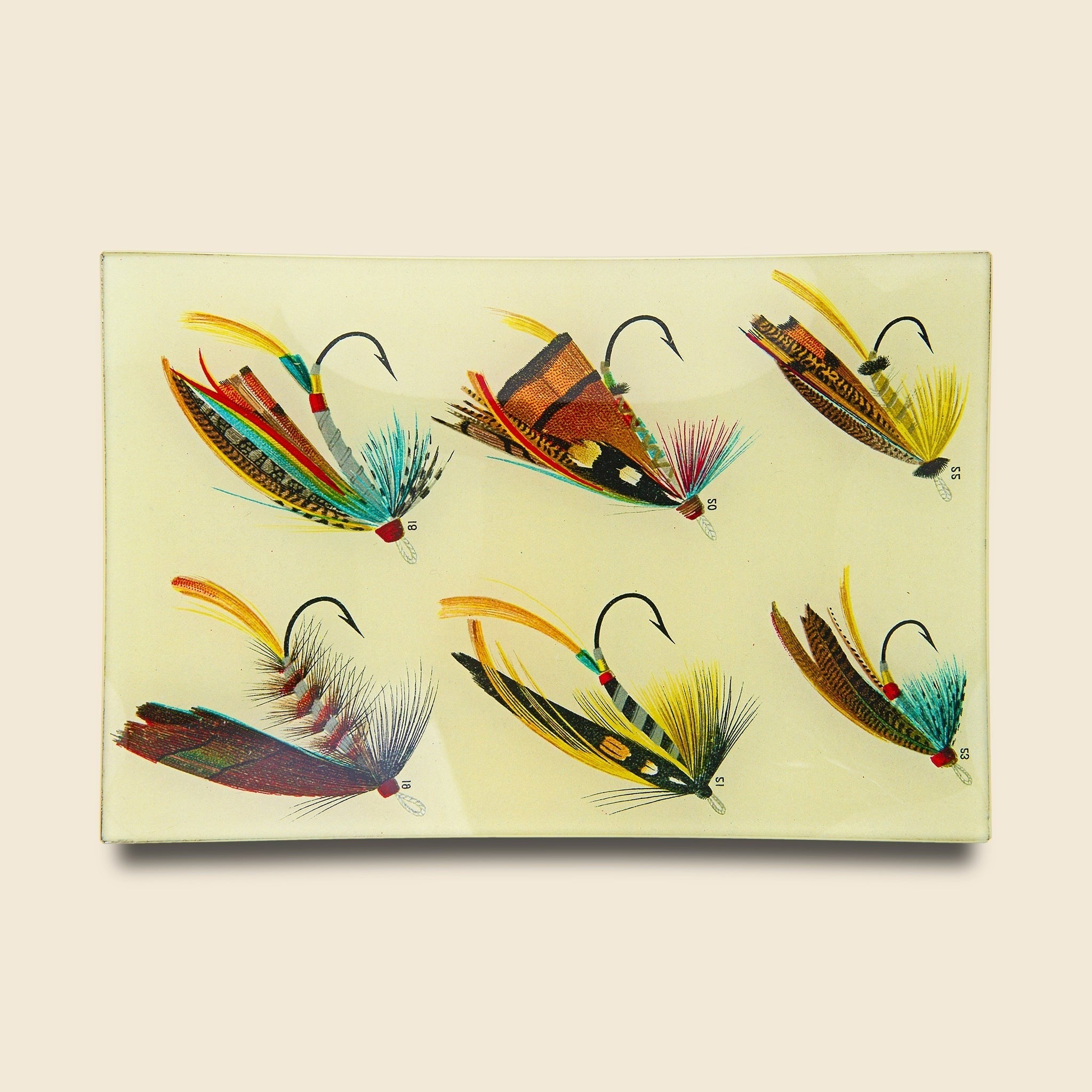 Salmon Flies #18 Tray - John Derian - STAG Provisions - Home - Art & Accessories - Tray