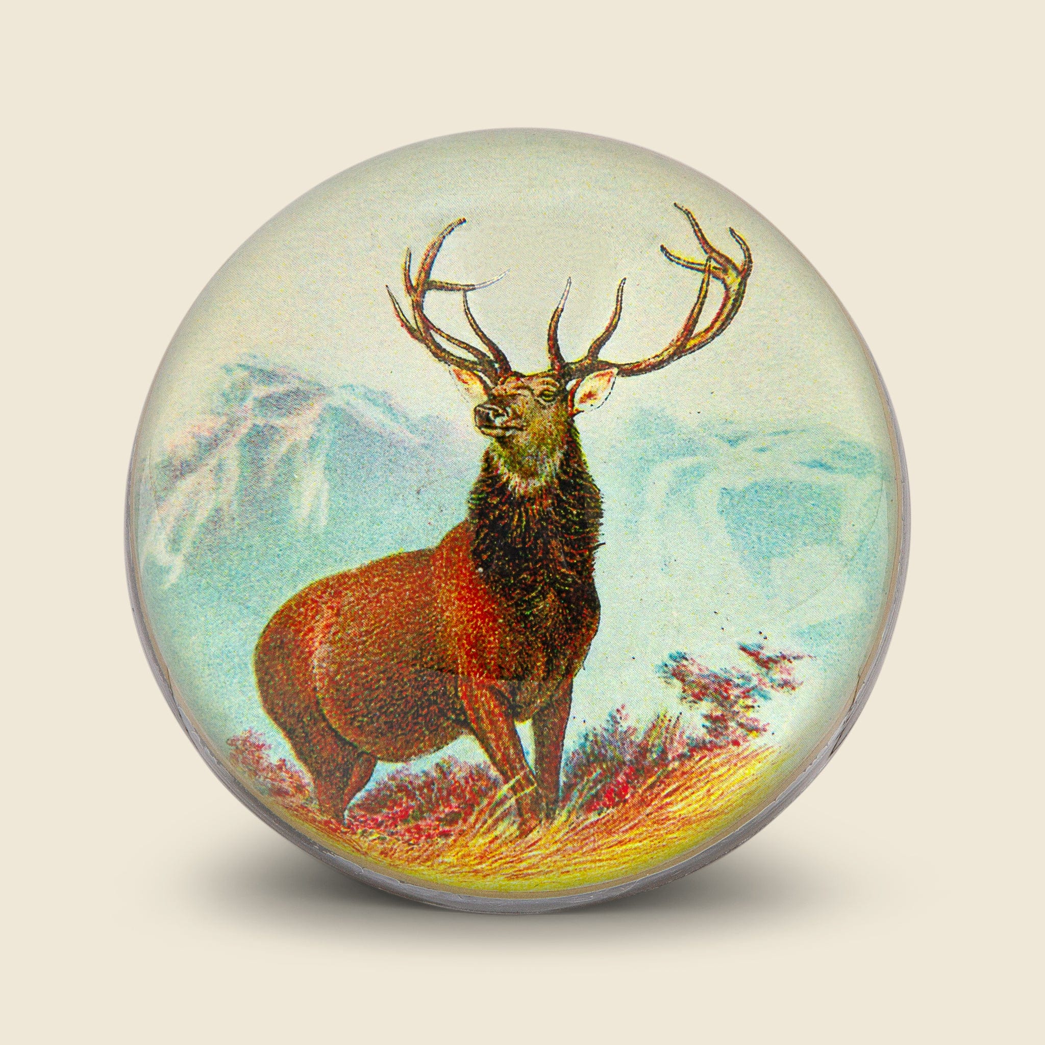 Stag in Grass Dome Paperweight - John Derian - STAG Provisions - Home - Art & Accessories - Decorative Object