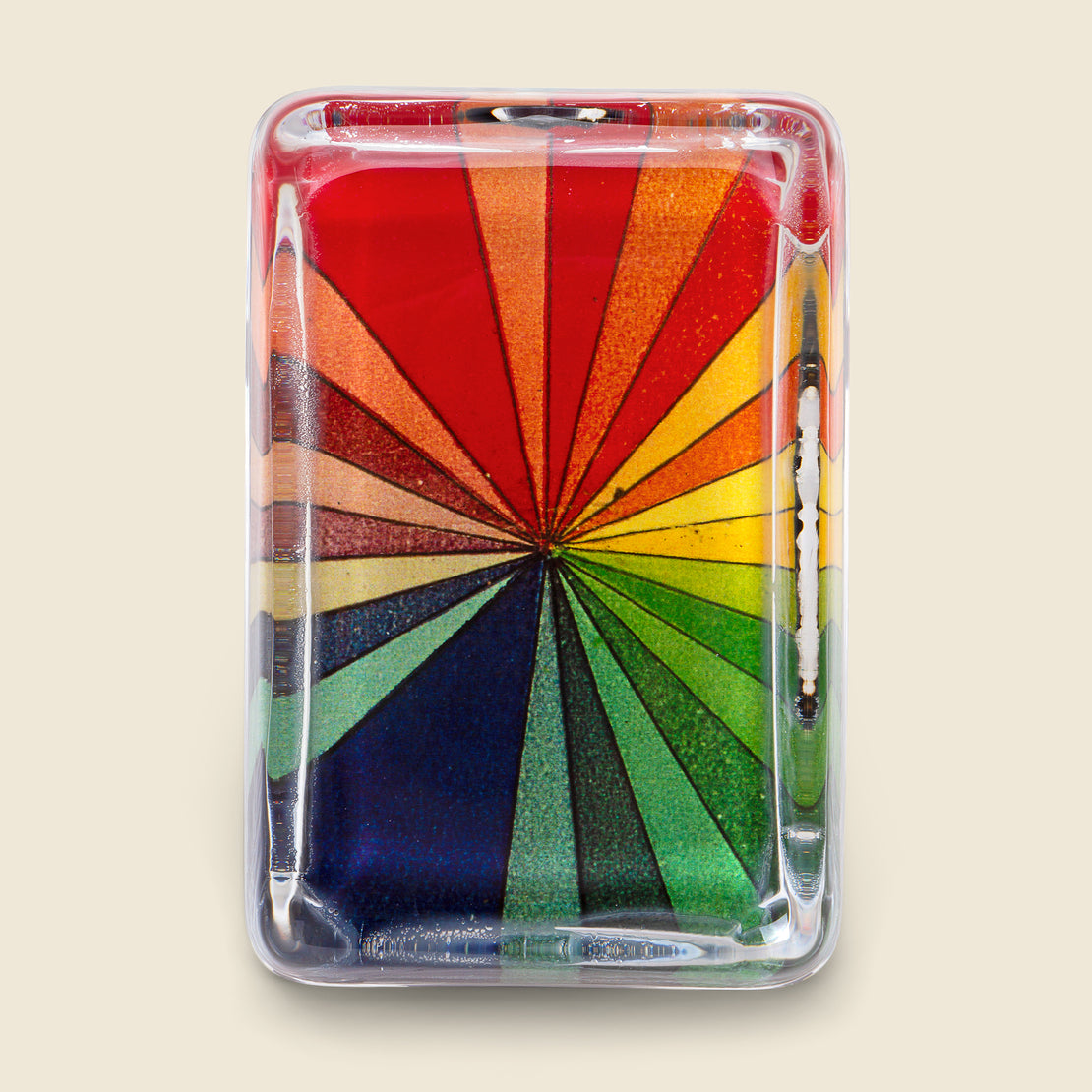 John Derian Color Wheel Rectangle Paperweight