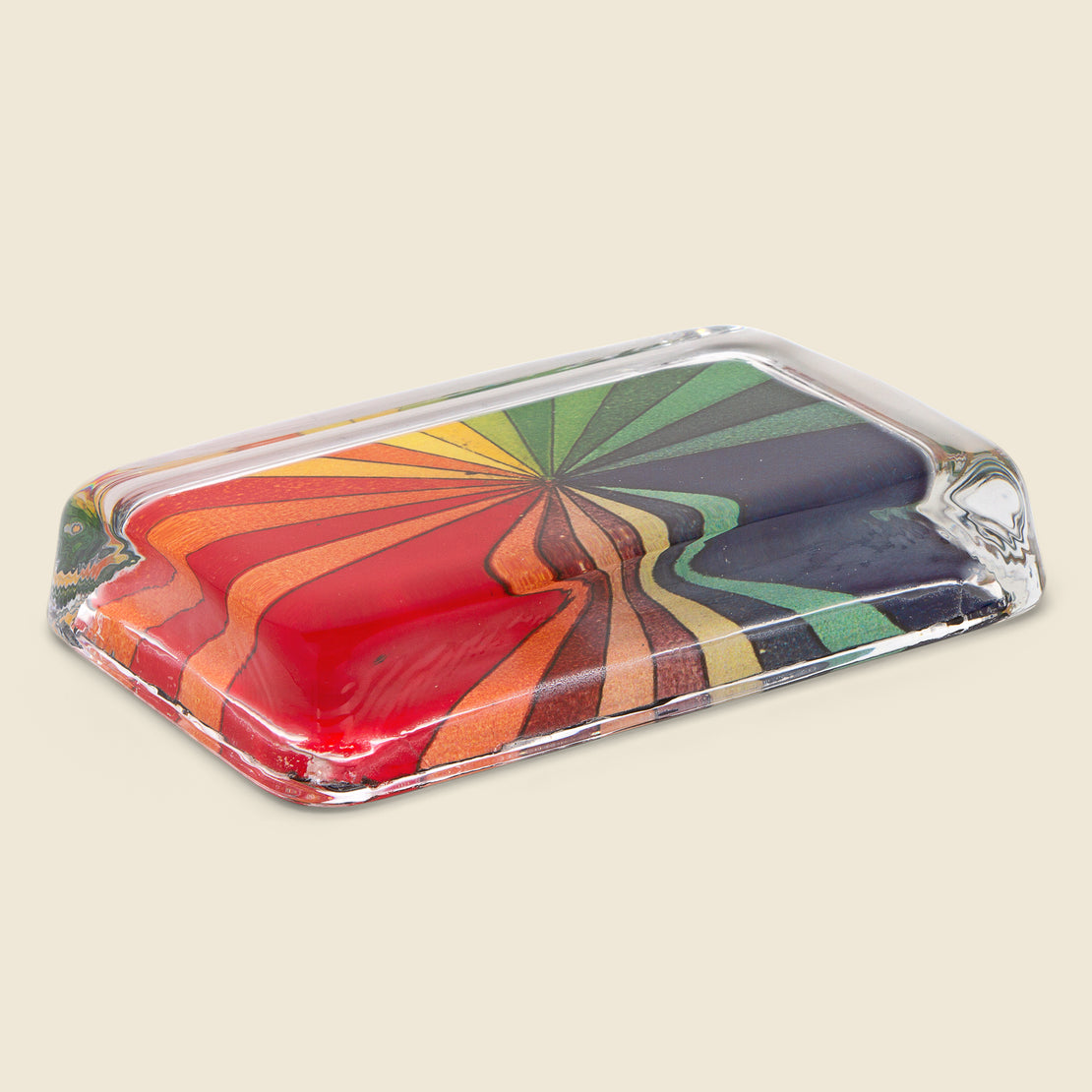 Color Wheel Rectangle Paperweight