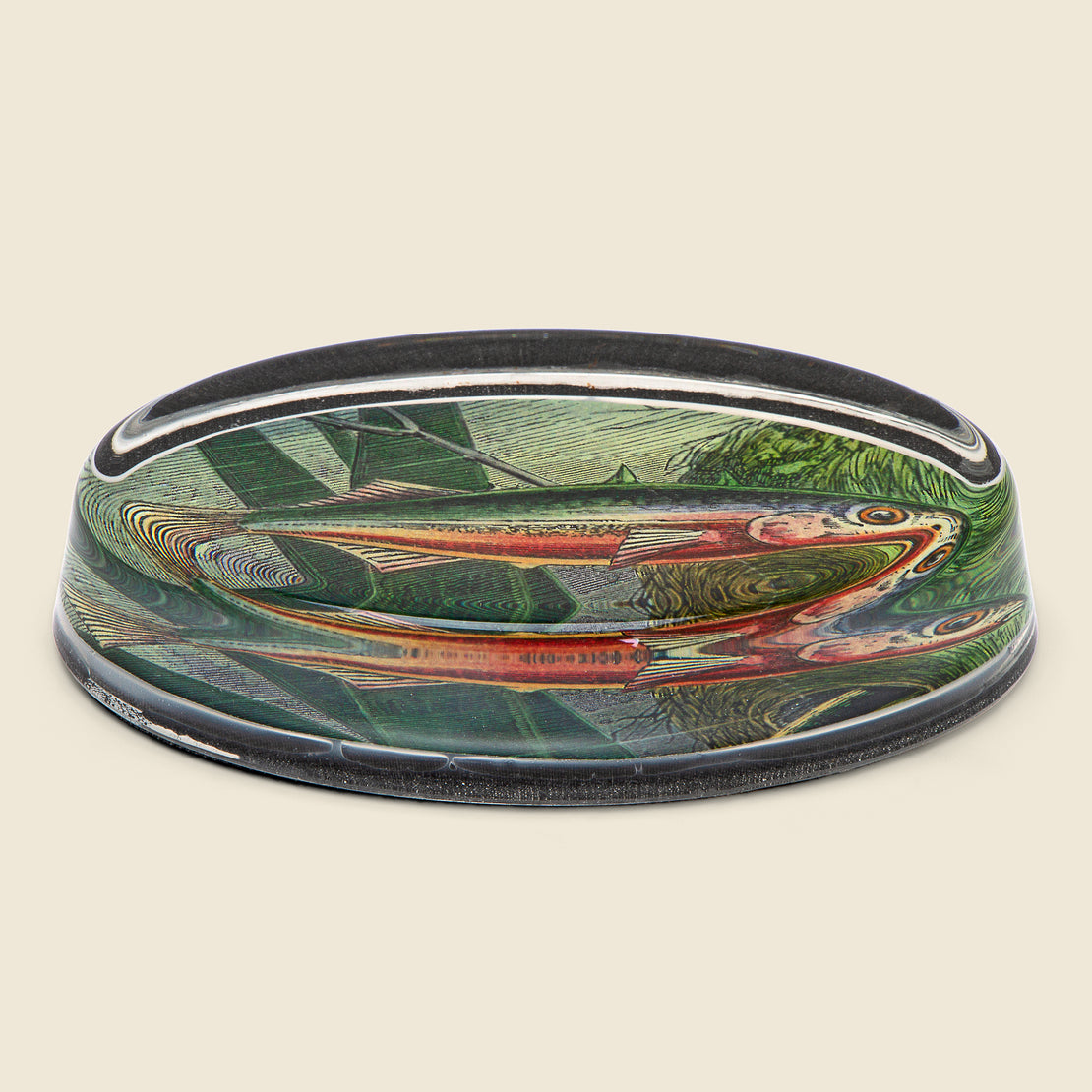 Fish Oval Paperweight