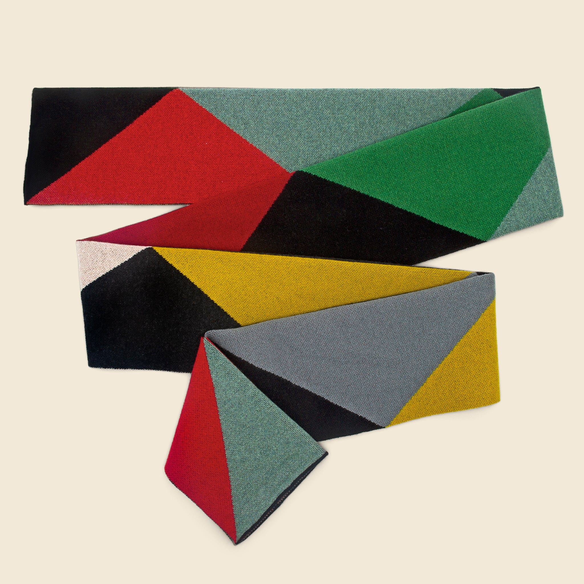 
                          Triangles Lambswool Scarf - Multi - Jo Gordon - STAG Provisions - Accessories - Scarves
                        