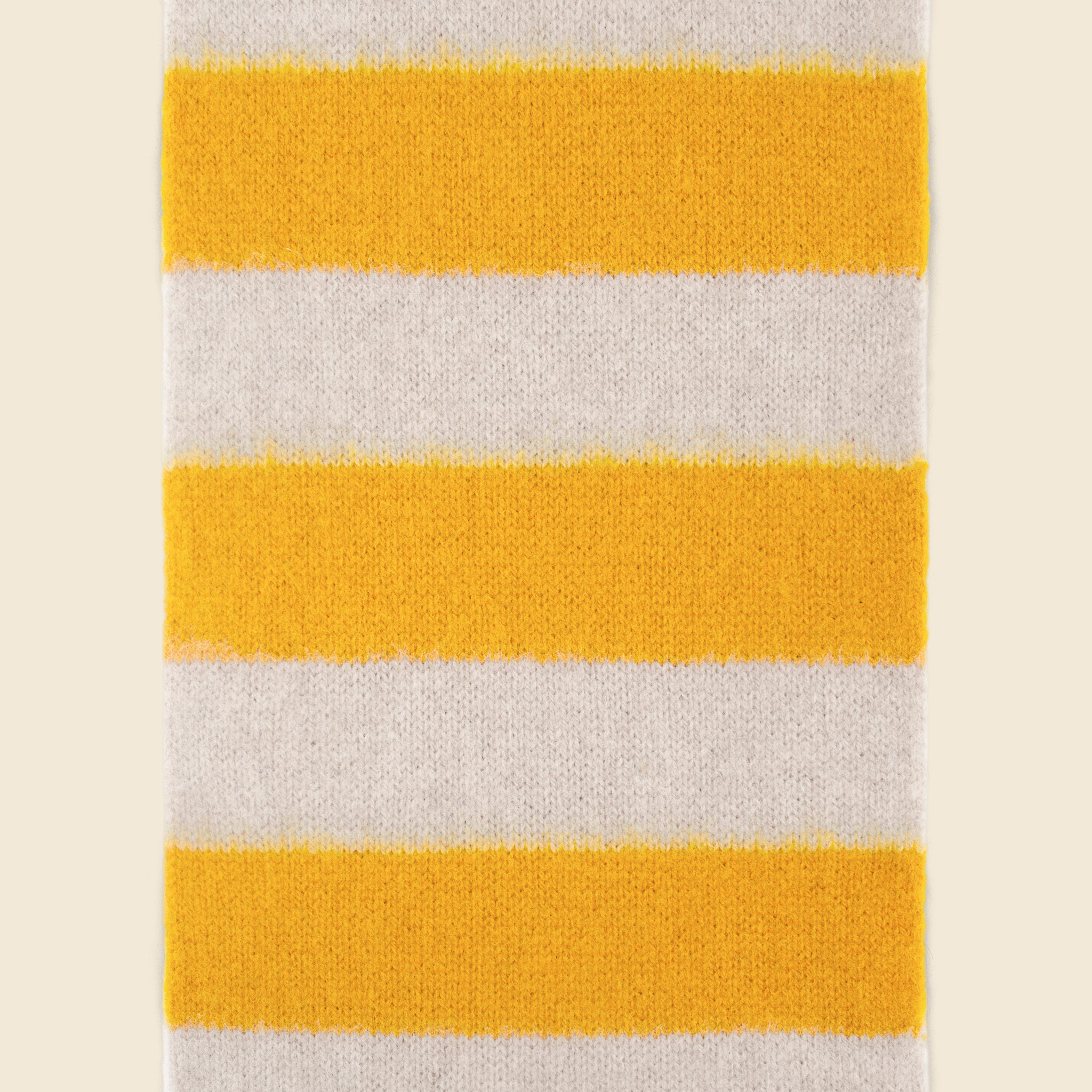 
                          Brushed Stripe Lambswool Scarf - Golden Eye/Oatmeal - Jo Gordon - STAG Provisions - Accessories - Scarves
                        