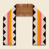 Jagged Stripe Lambswool Scarf - Medusa/Golden Eye - Jo Gordon - STAG Provisions - Accessories - Scarves