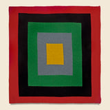 Concentric Squares Lambswool Neckerchief - Multi - Jo Gordon - STAG Provisions - Accessories - Bandanas