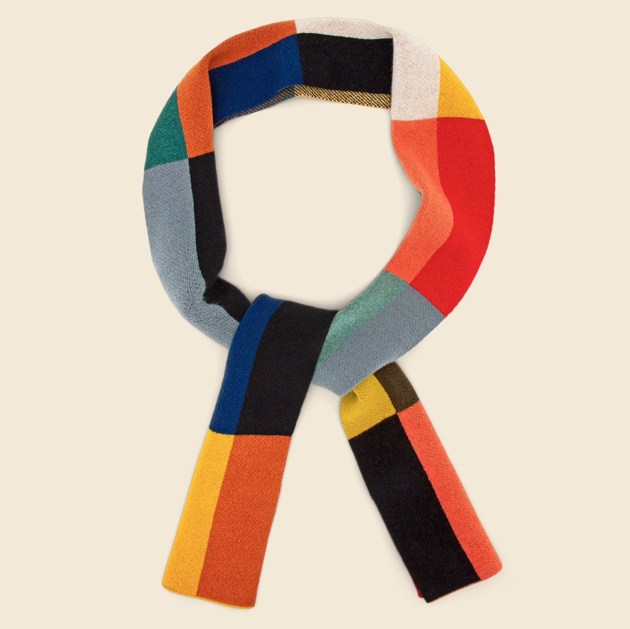Small Multicolor Check Scarf - Multicolor - Jo Gordon - STAG Provisions - Accessories - Scarves