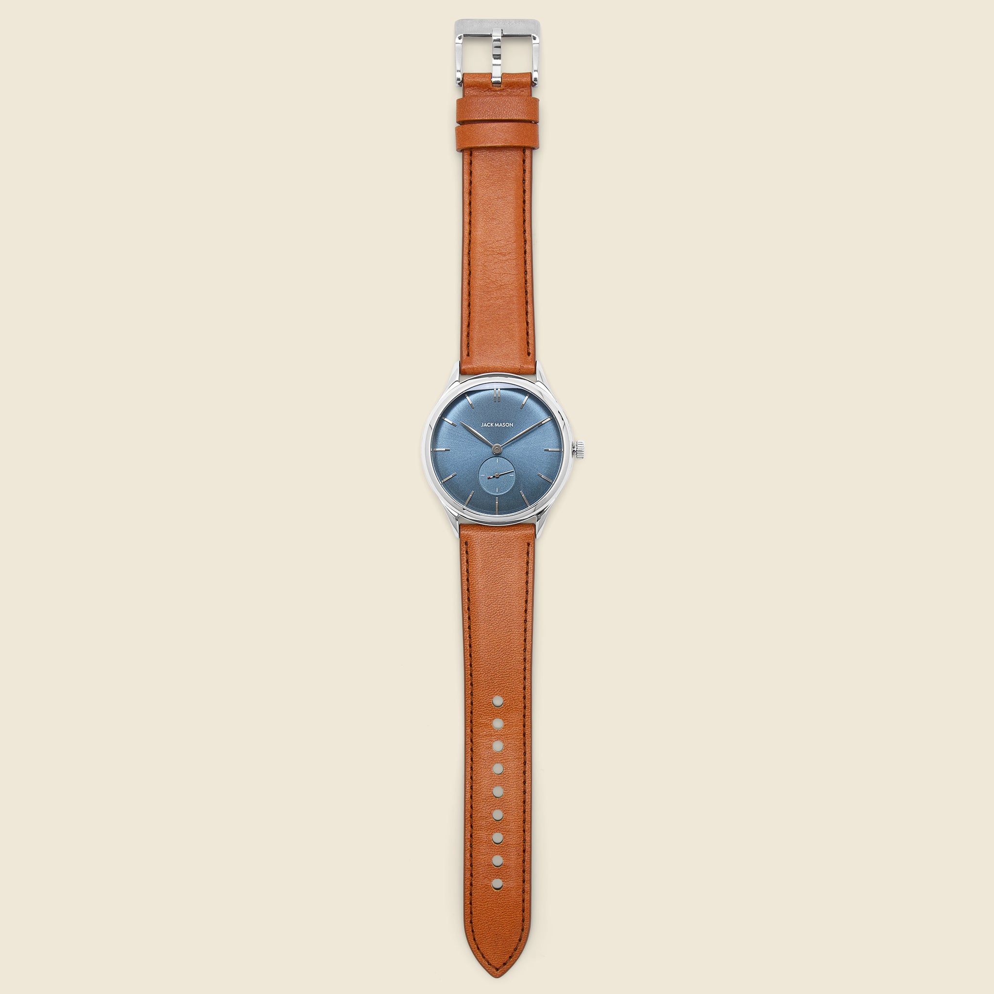 
                          Ellum Heritage Watch 40MM - Sky Blue/Tan - Jack Mason - STAG Provisions - Accessories - Watches
                        