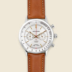 Mirabeau Chronograph Racing Watch 40MM - White/Tan - Jack Mason - STAG Provisions - Accessories - Watches