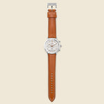 Mirabeau Chronograph Racing Watch 40MM - White/Tan - Jack Mason - STAG Provisions - Accessories - Watches