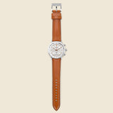 Mirabeau Chronograph Racing Watch 40MM - White/Tan - Jack Mason - STAG Provisions - Accessories - Watches