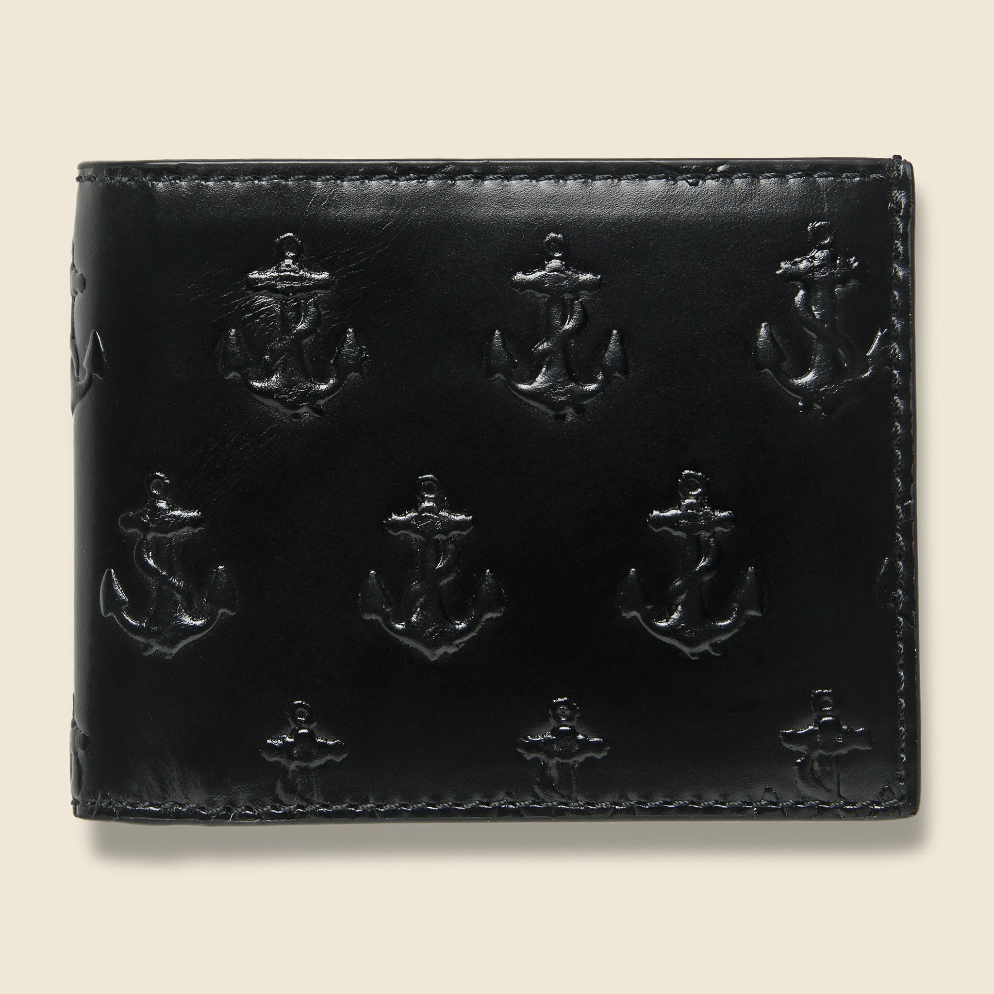 Anchor Bill Holder - Black - Jack Spade - STAG Provisions - Accessories - Wallets