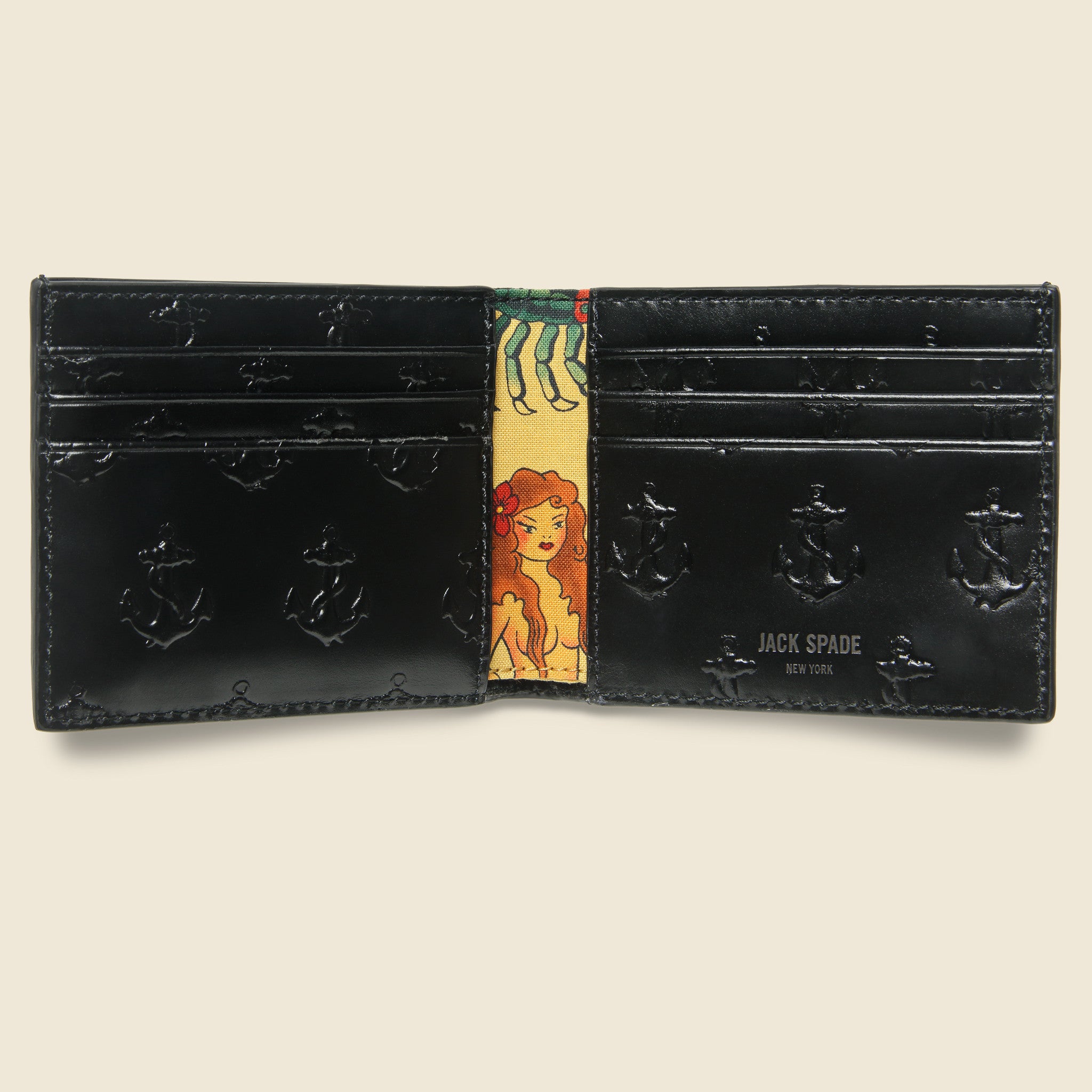 Anchor Bill Holder - Black - Jack Spade - STAG Provisions - Accessories - Wallets